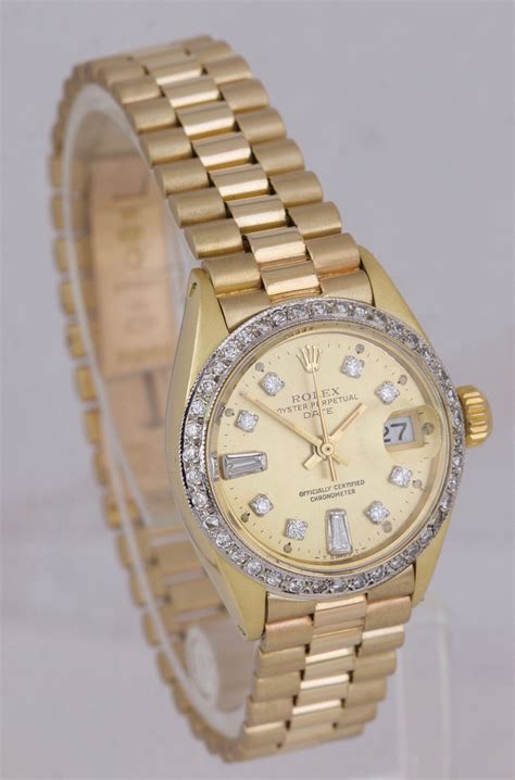 women's all gold rolex|18k gold Rolex women's watch.